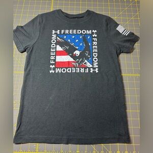 Under Armour Black Freedom Graphic Short Sleeve Tee